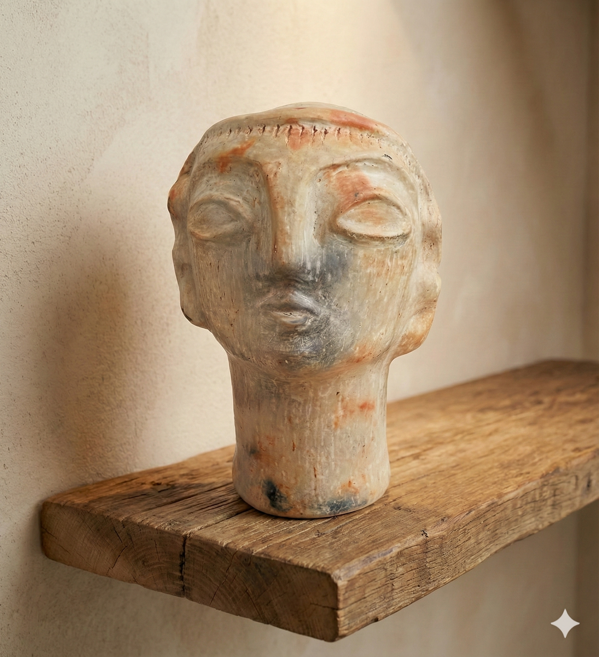Terracotta statue - Elysa natural