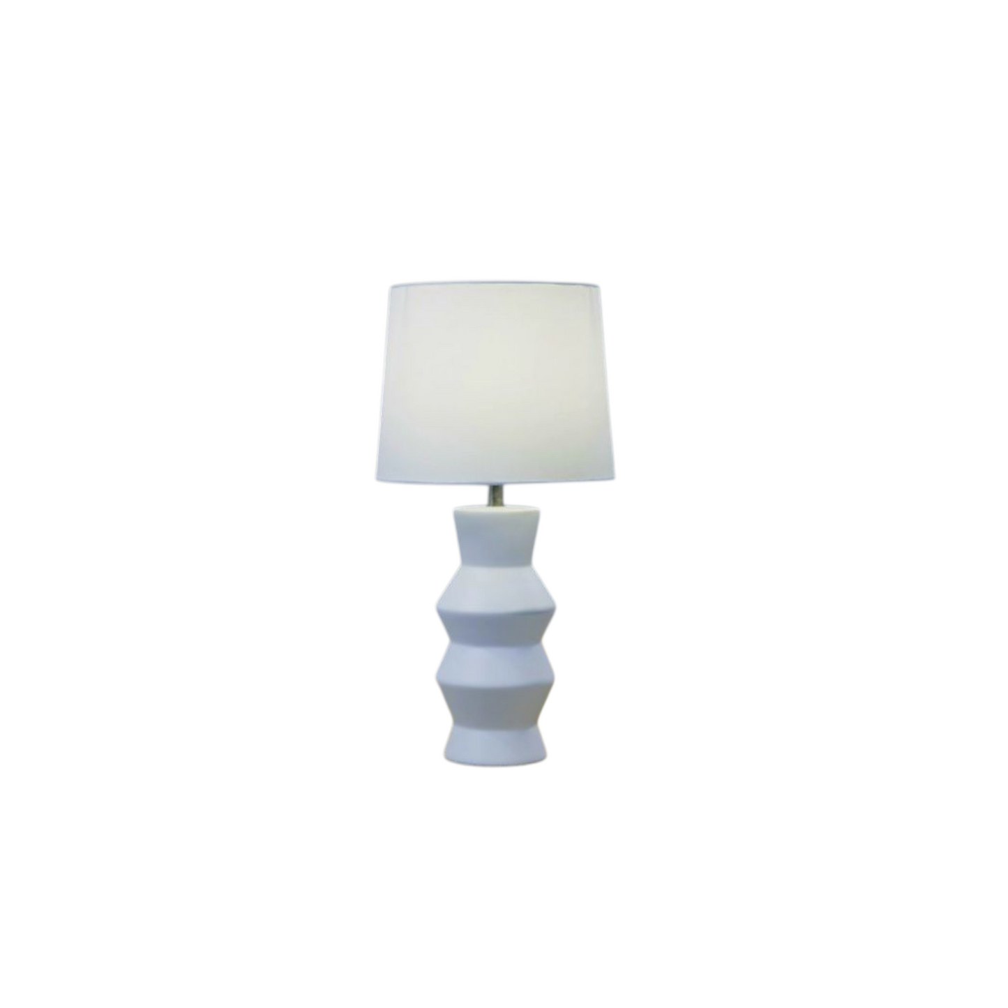 Sienna Lamp Base. White