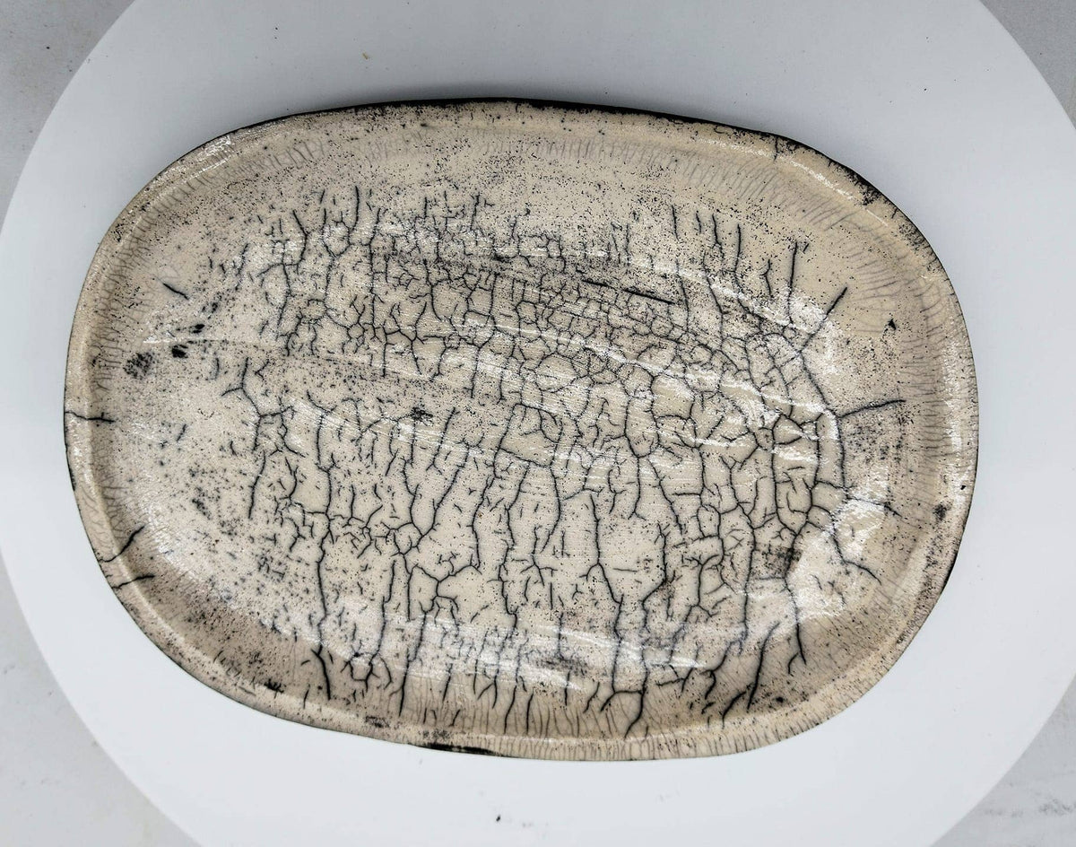 Raku ovale Schale