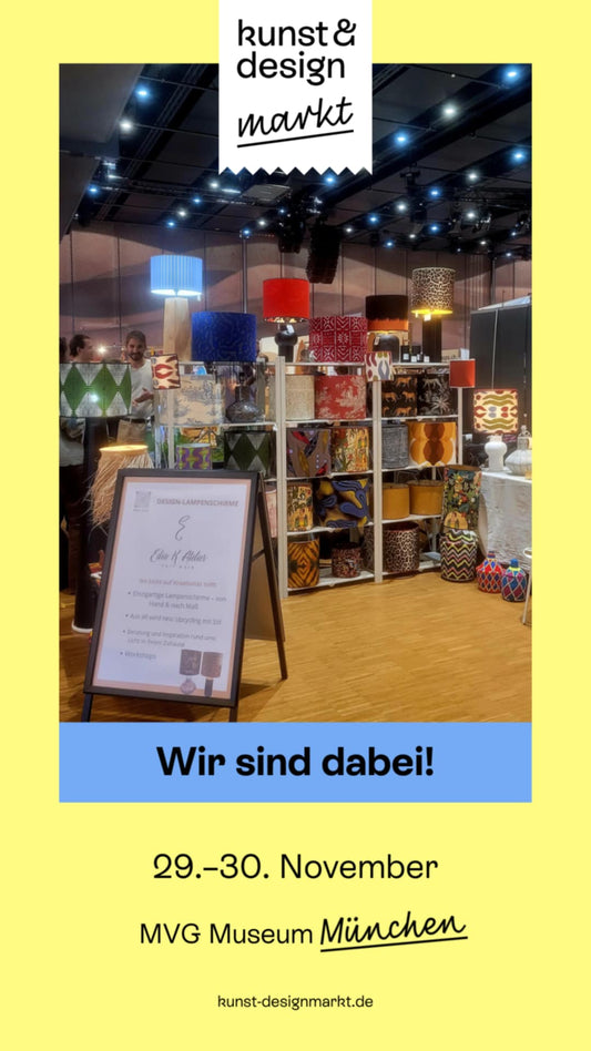 Upcoming event.  Kunst&Design Markt- Munich 29 & 30 November.