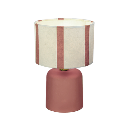 Deco LED stripe pink battery operated d13 h20cm