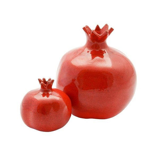 Handbemalter Granatapfel aus Keramik