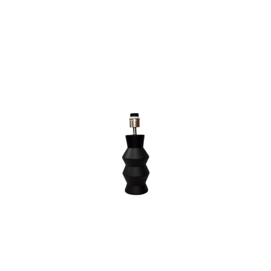 Sienna Lamp Base . Black