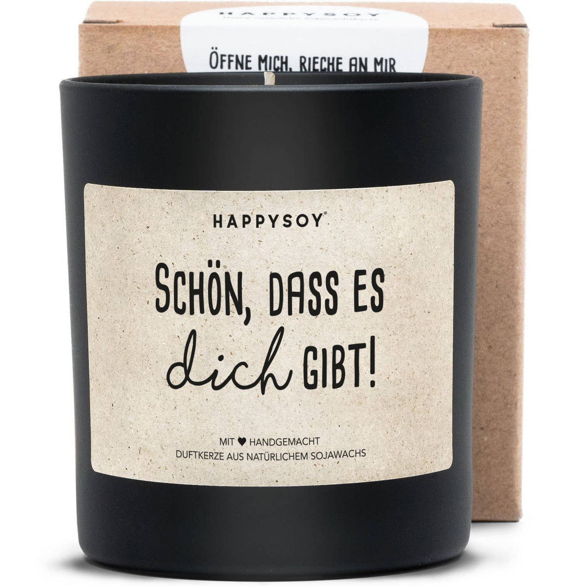 Duftkerze | Schön, dass es dich gibt!