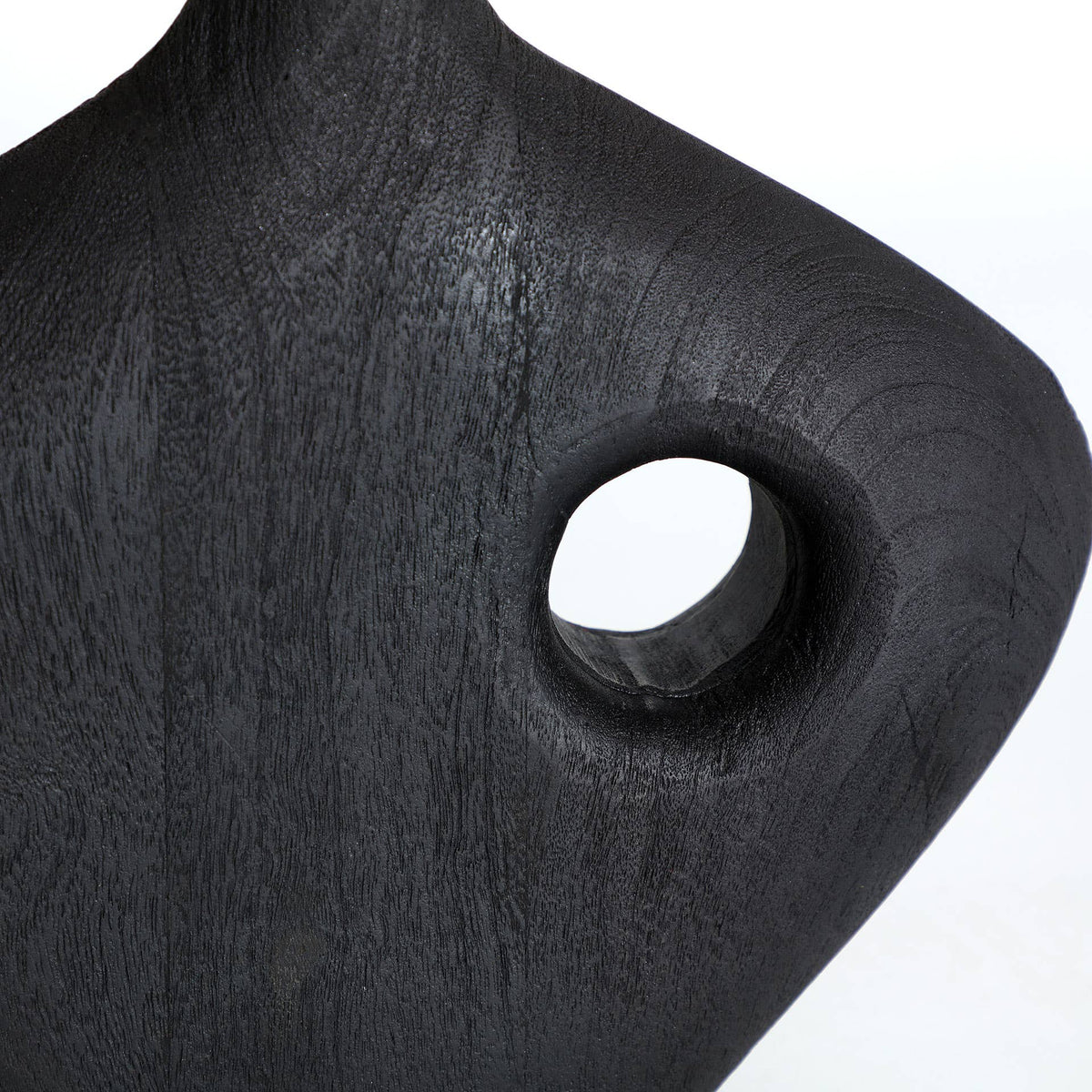 Tischleuchte aus schwarzem Mangoholz 45 x 43 x 63 cm