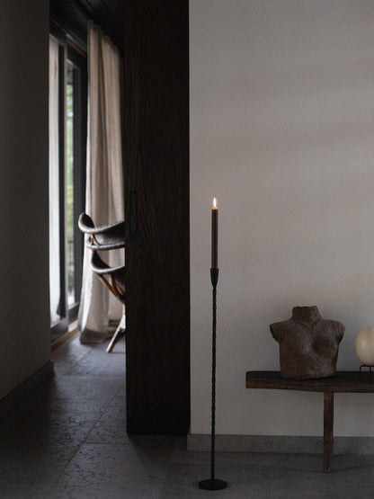 Twist Iron Floor Candle Holder - 80 cm
