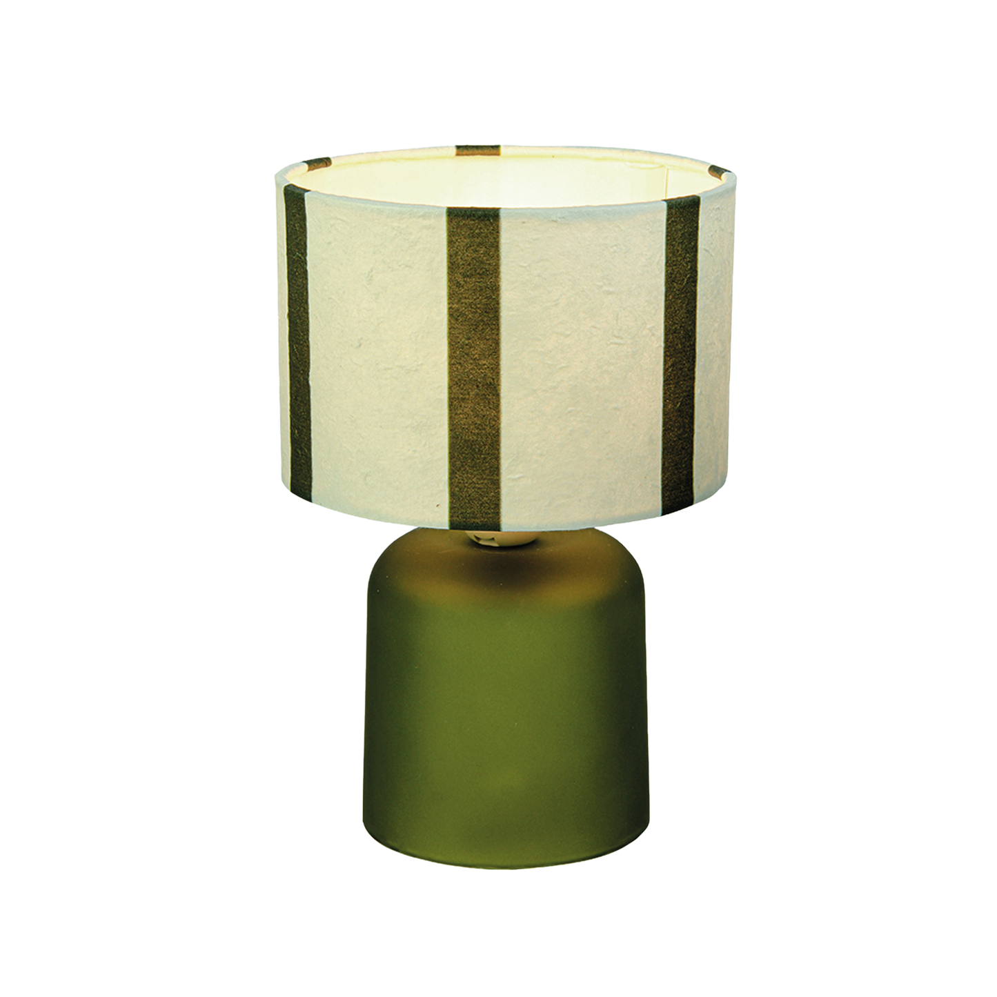 Deco LED stripe khaki battery operated d13 h20cm
