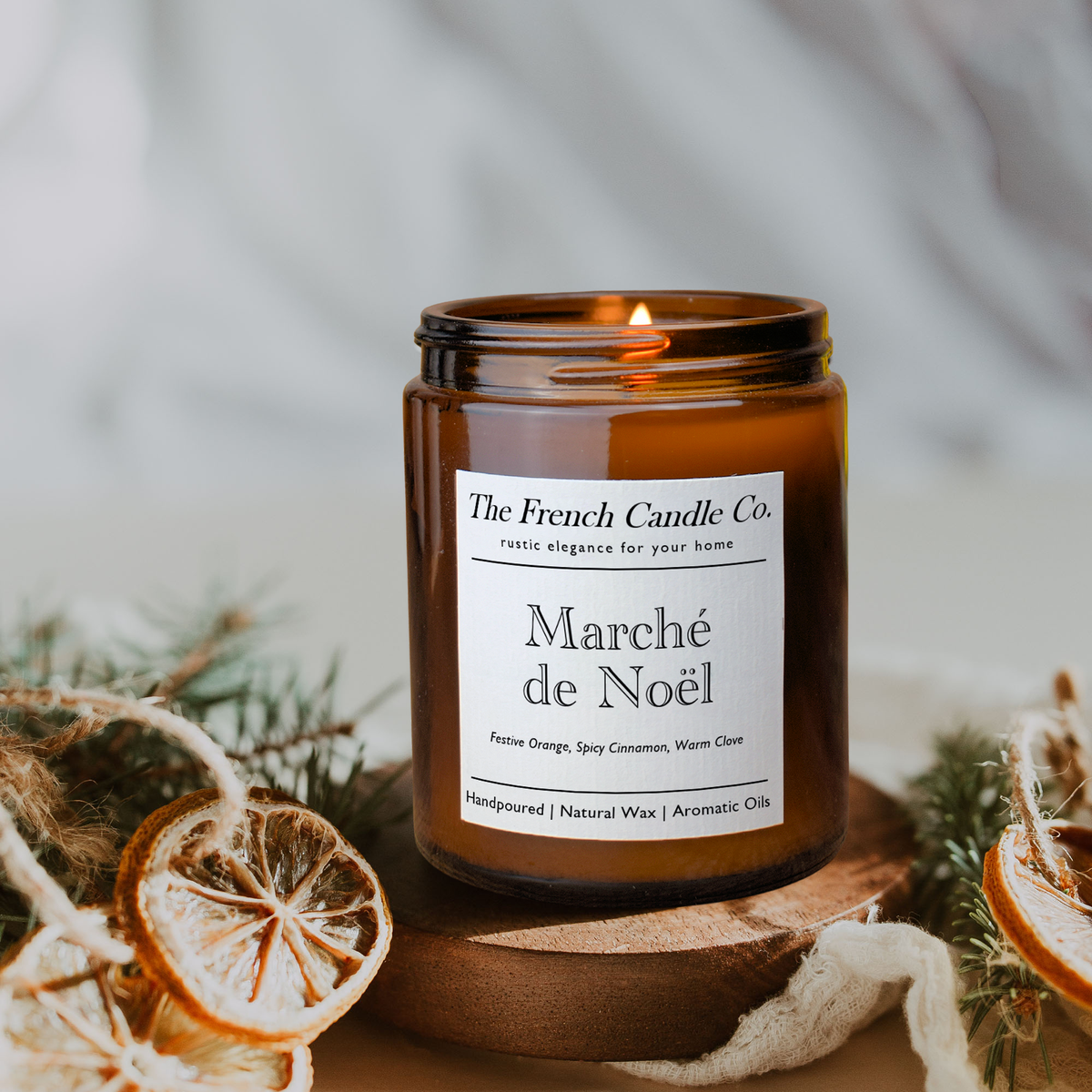 Marché de Noël -Christmas Spice/ Bougie parfumée française