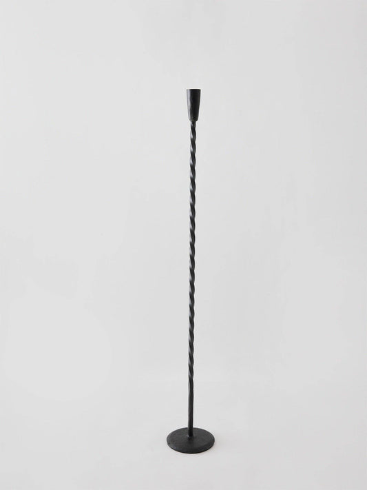 Standkerzenhalter Twist aus Eisen - 80 cm