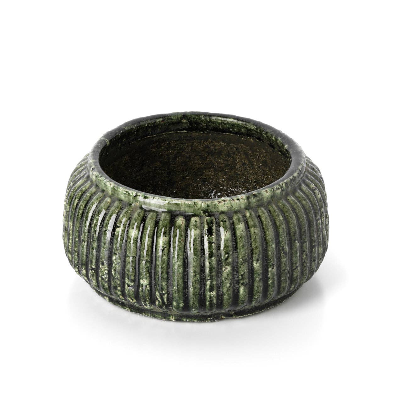 Handcrafted Green Ceramic Bowl
