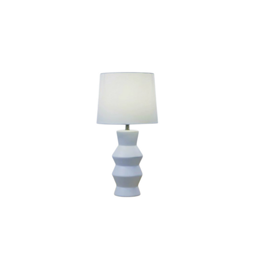 Sienna Lamp Base. White