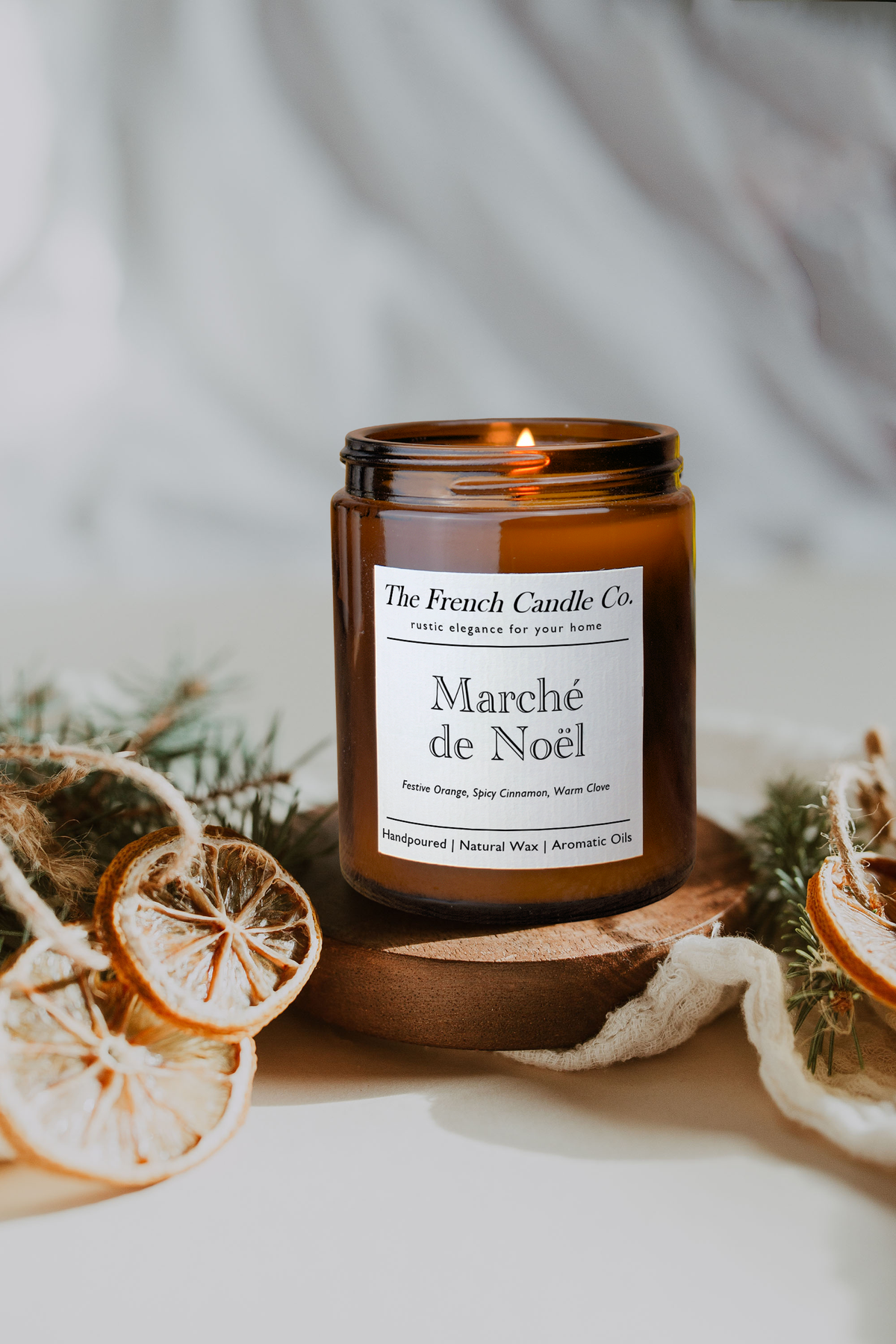 Marché de Noël -Christmas Spice/ Bougie parfumée française