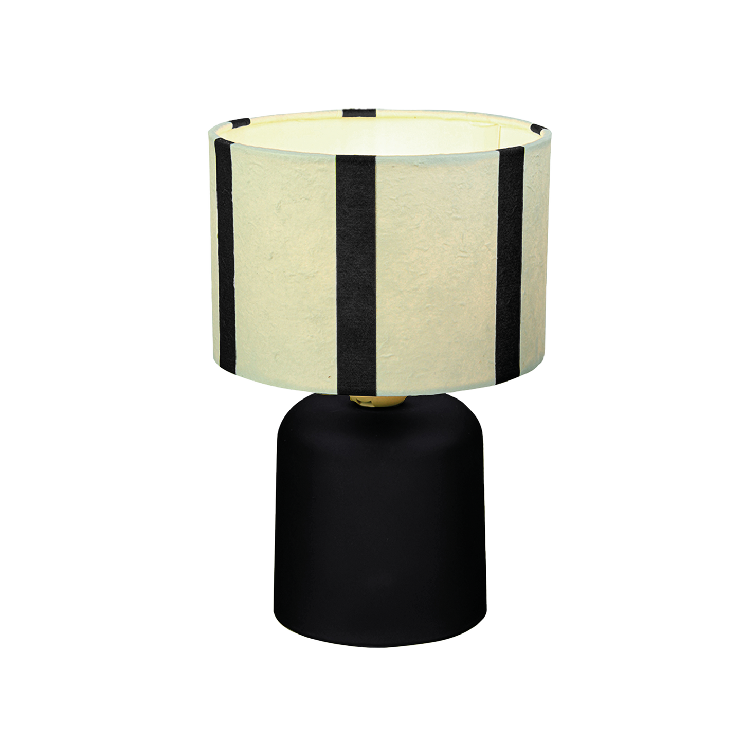 Deco LED stripe black battery operated d13 h20cm