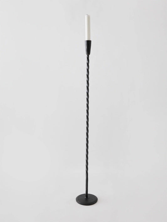 Standkerzenhalter Twist aus Eisen - 80 cm