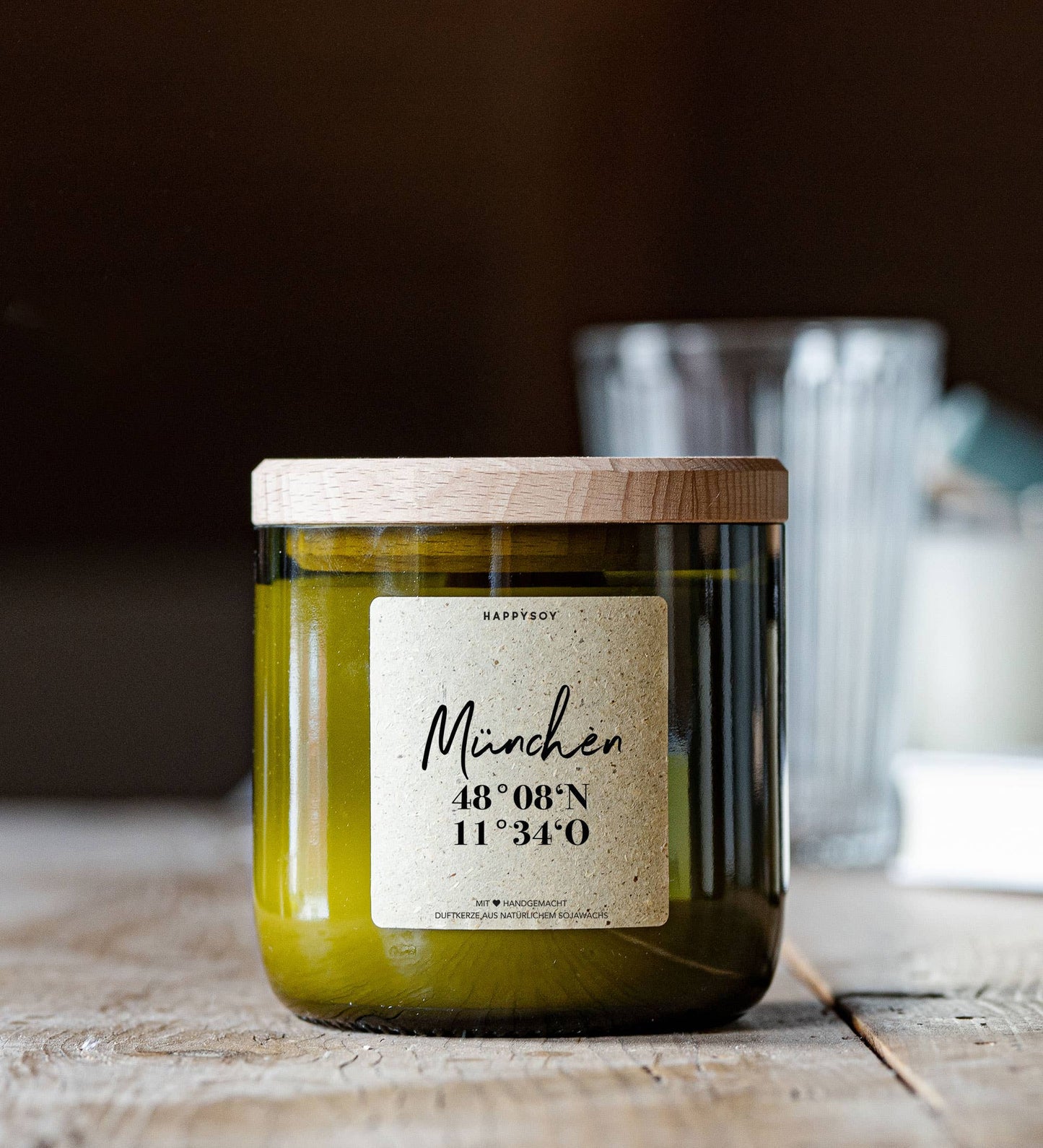 Handmade Soy Wax Candle: München