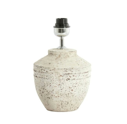 Lamp base Antique White, 25 cm D, 35 cm h