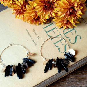 black perles gold creoles