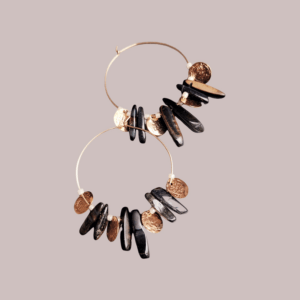 black perles gold creoles