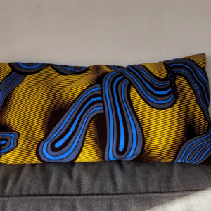 Wax fabric cushion