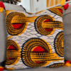 Wax fabric cushion