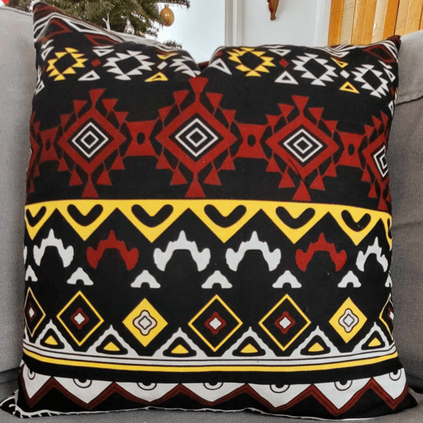 Wax fabric cushion