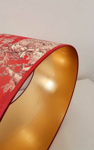 lampshade with French Toile