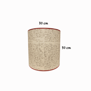 Whispered Words Lampshade